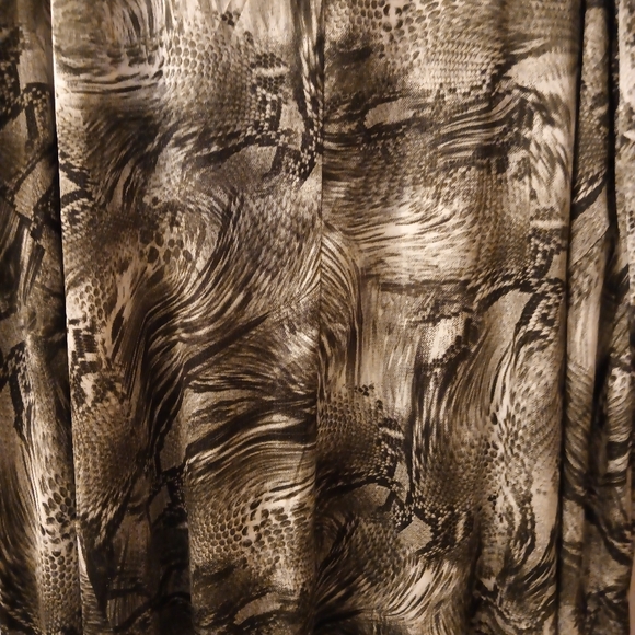 Attitudes By Renee Black and Gray Sleeveless Midi Sundress NWOT! Gorgeous! HP!! - Picture 4 of 7